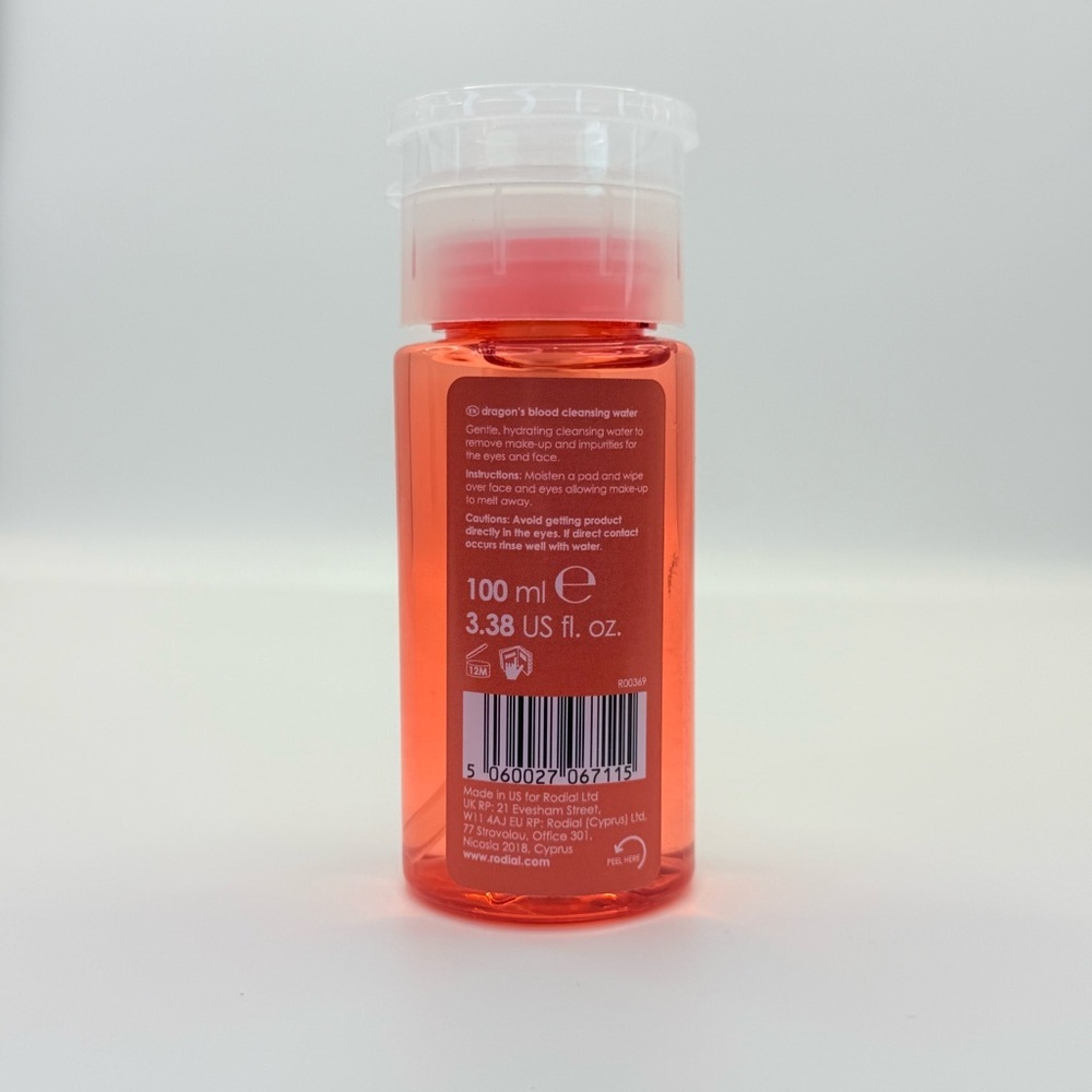 Rodial Dragons Blood Water Hydrating Gentle Makeup Remove 3.38oz/100ml - Picture 2 of 7